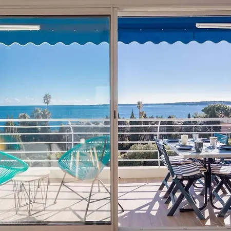 Apartment With Panoramic Sea View, Walk To The - Marechal Juin By Halldis *